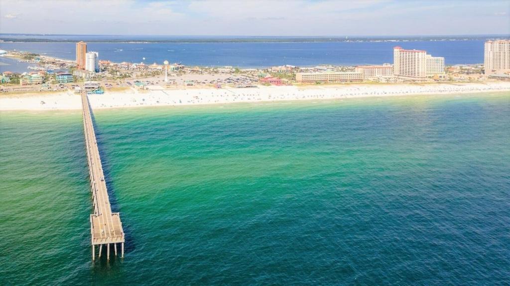 Ocean Front Penthouse Suite Panoramic Views Of Gulf,Pensacola Beach,Pier, & Bay Exteriör bild