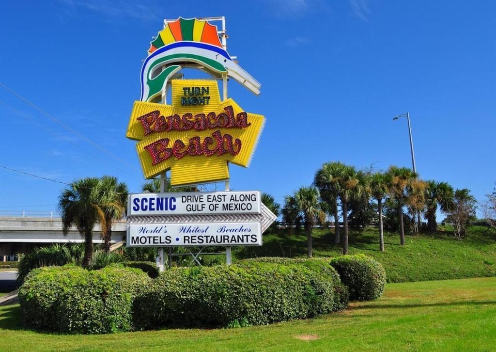 Ocean Front Penthouse Suite Panoramic Views Of Gulf,Pensacola Beach,Pier, & Bay Exteriör bild
